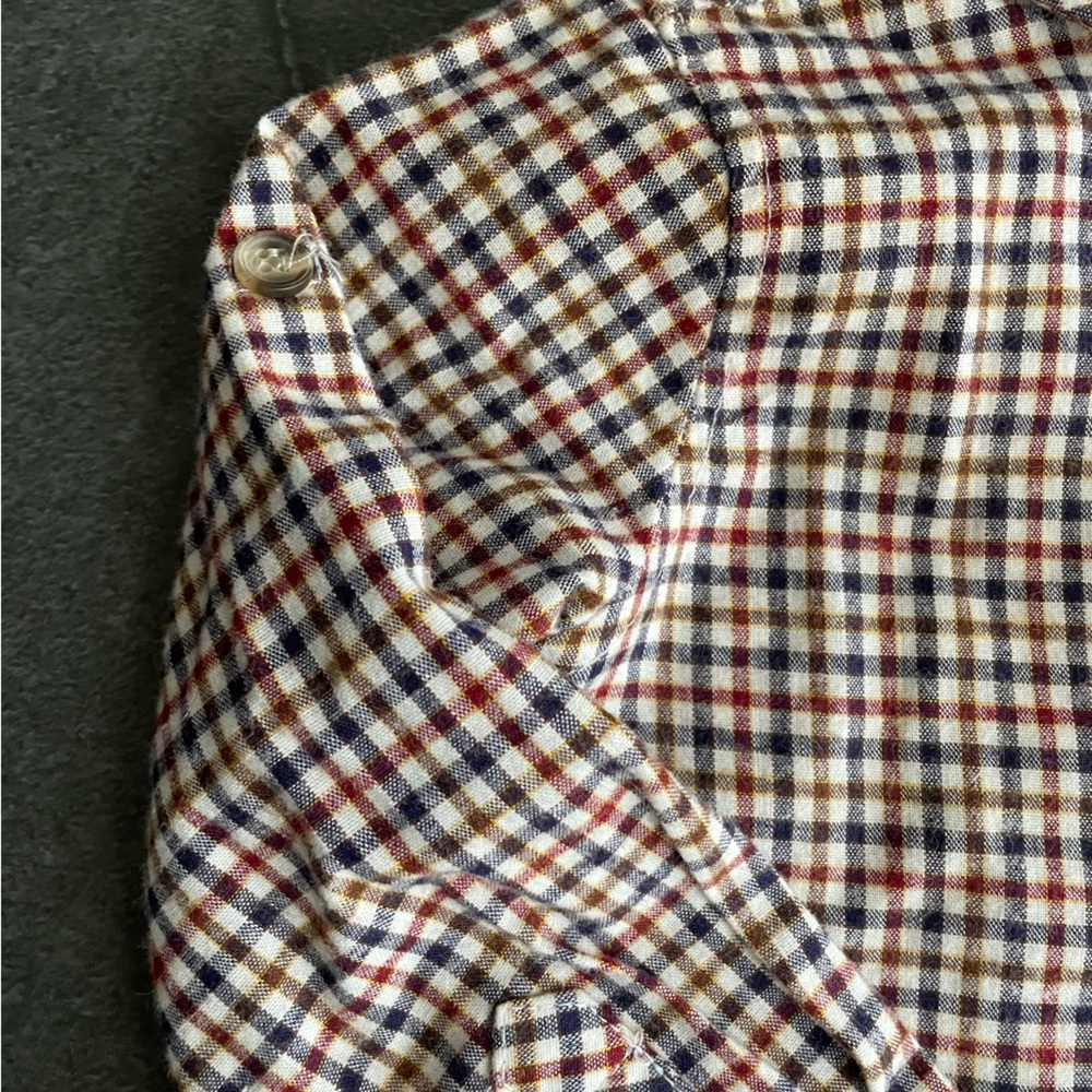 Me & Henry 18-24 Month Polo Onesie 1/2 Plaid Button Down - Picture 3 of 8